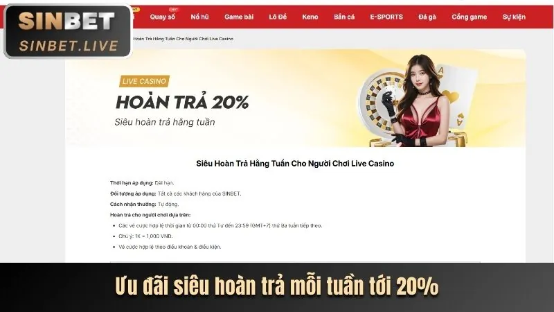 Tiền thưởng chào mừng lớn với biểu tượng tiền mặt, thể hiện ưu đãi thể thao